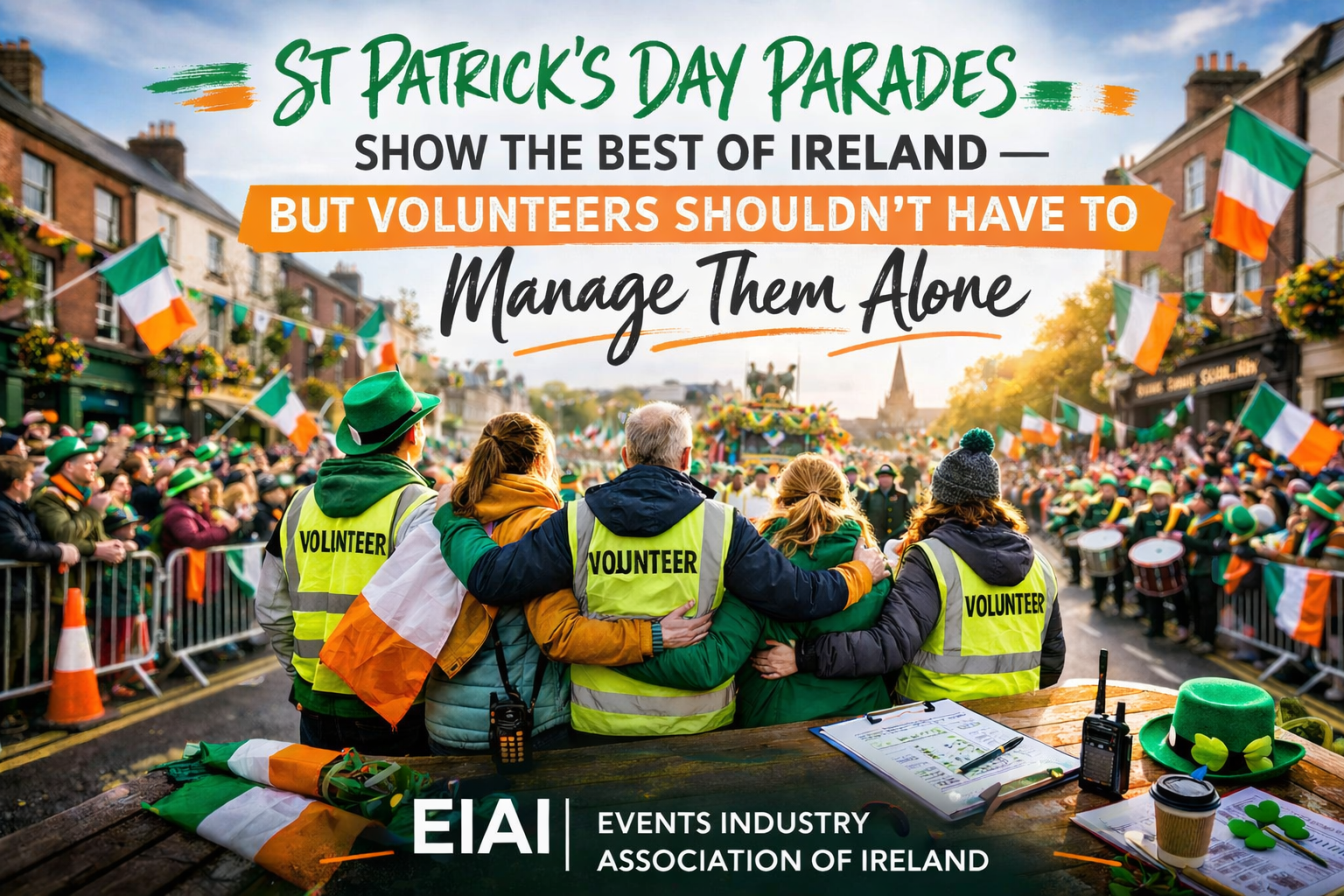 You are currently viewing St Patrick’s Day Parades Show the Best of Ireland,  But Volunteers Shouldn’t Have to Manage Them Alone
